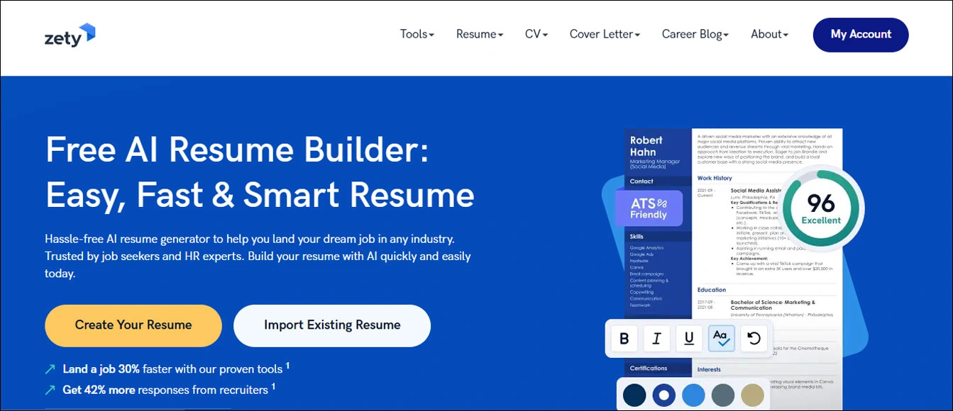 Zety Website