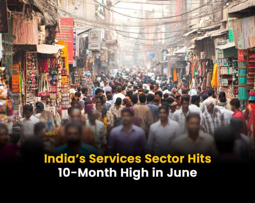 India’s Services Sector Hits 10-Month High in June